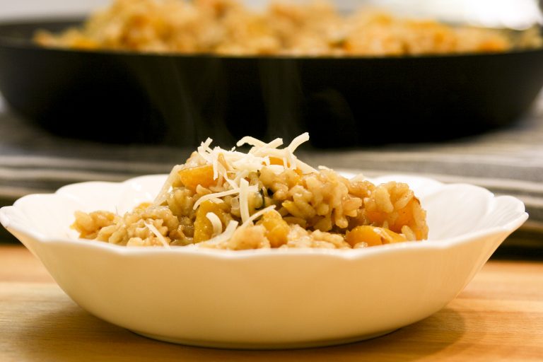 Butternut Squash Risotto Chloe's Tray