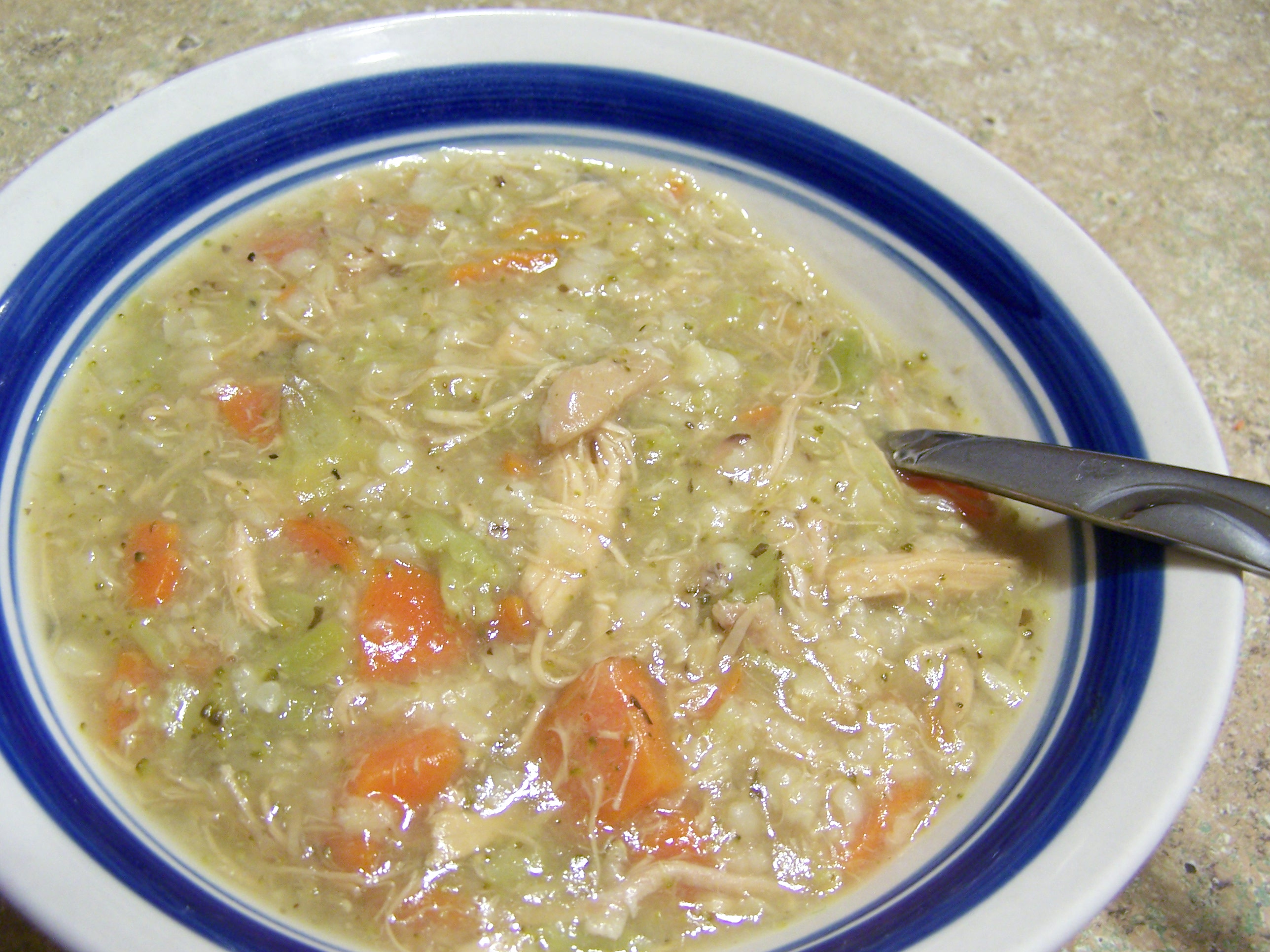 Slow Cooker Chicken & Rice Soup – Chloe's Tray