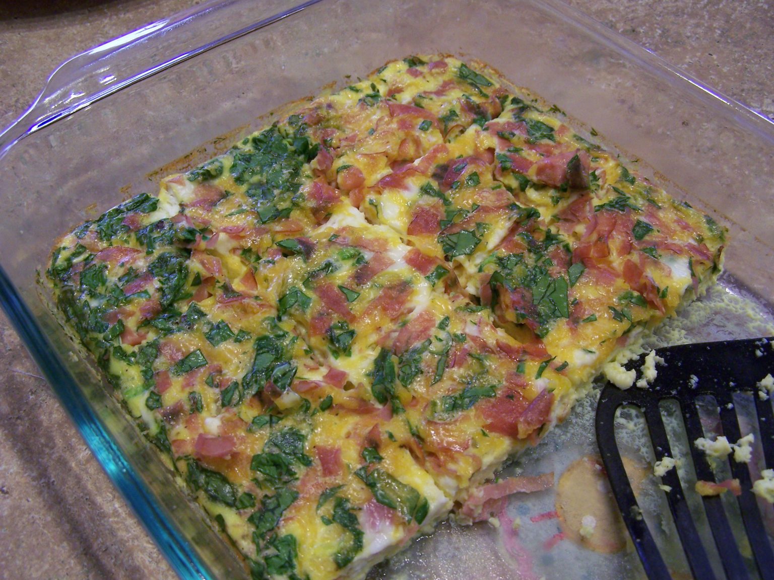 Ham & Cheese Egg Casserole Chloe's Tray