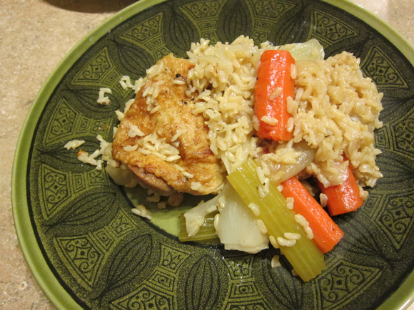 One-Pot Chicken and Brown Rice – Chloe's Tray