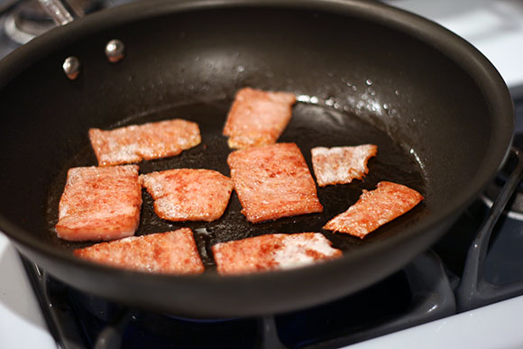 SPAM SLICE CHALLENGE ACCEPTED, How To Cut Thin Slices Of Spam, Filipina Wife  In USA