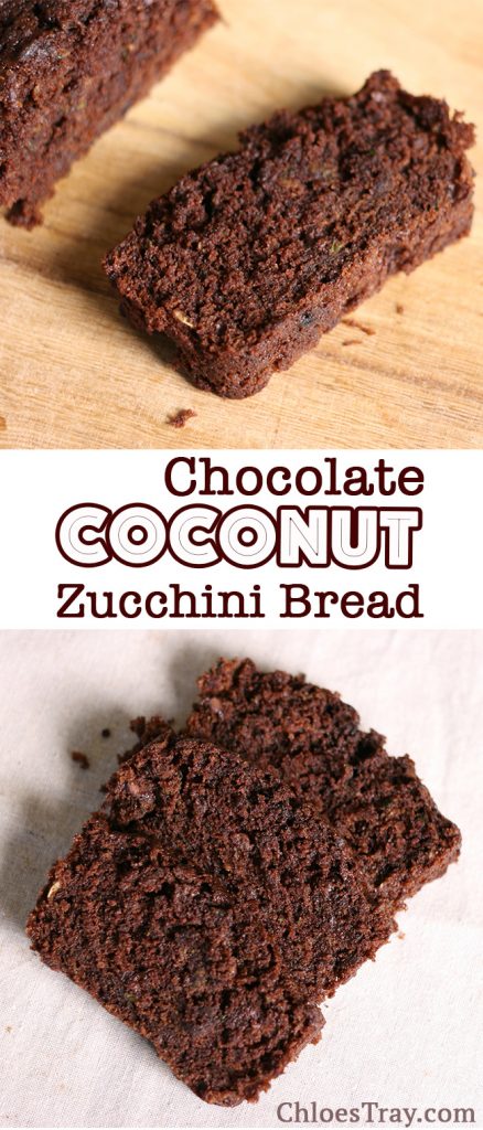 Chocolate Coconut Zucchini Bread