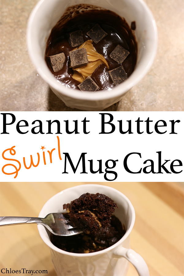 Peanut Butter Swirl Mug Cake – Chloe's Tray