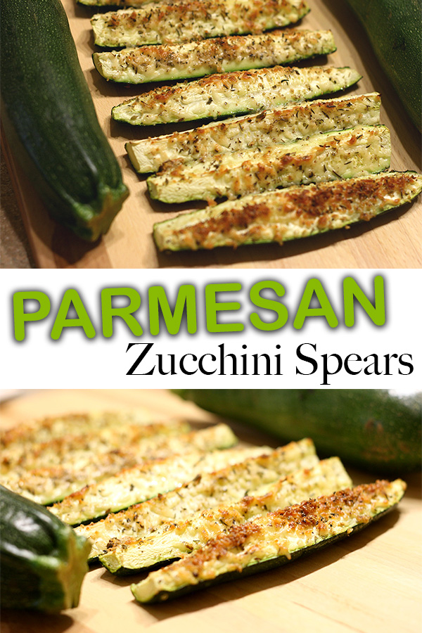 parmesan zucchini spears 