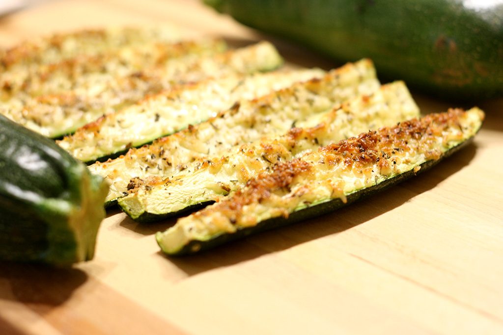 parmesan zucchini spears