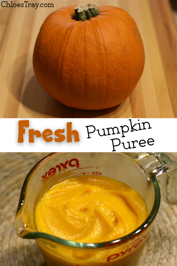 fresh pumpkin puree image to share