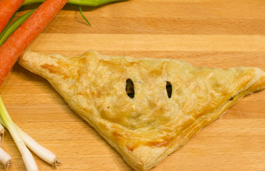 Ground beef hand pie