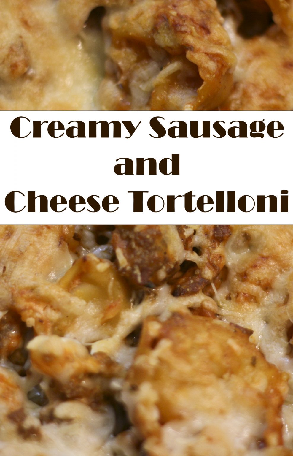 Creamy Sausage and Cheese Tortelloni – Chloe's Tray
