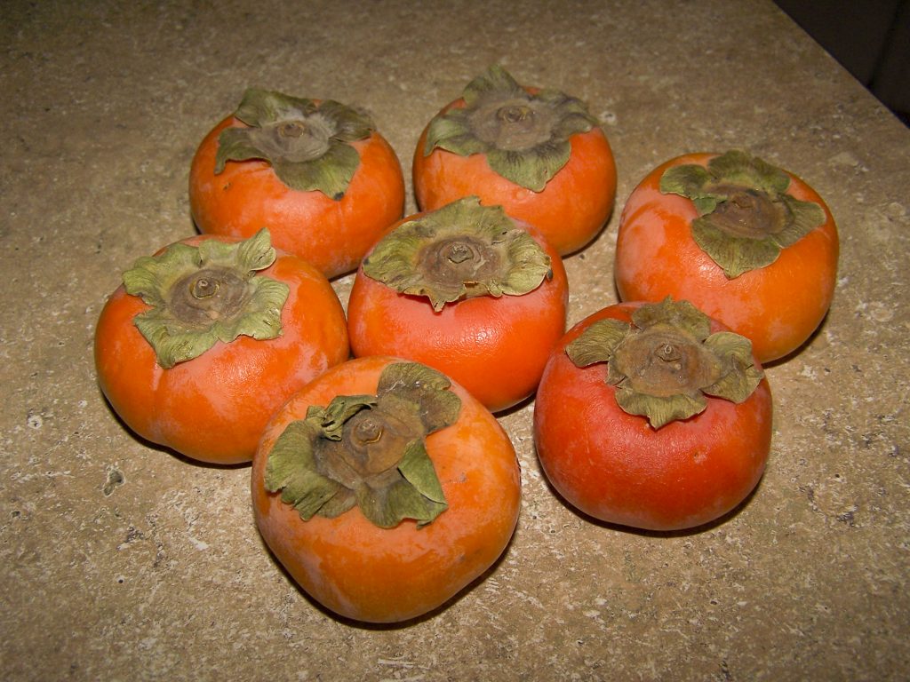 persimmons