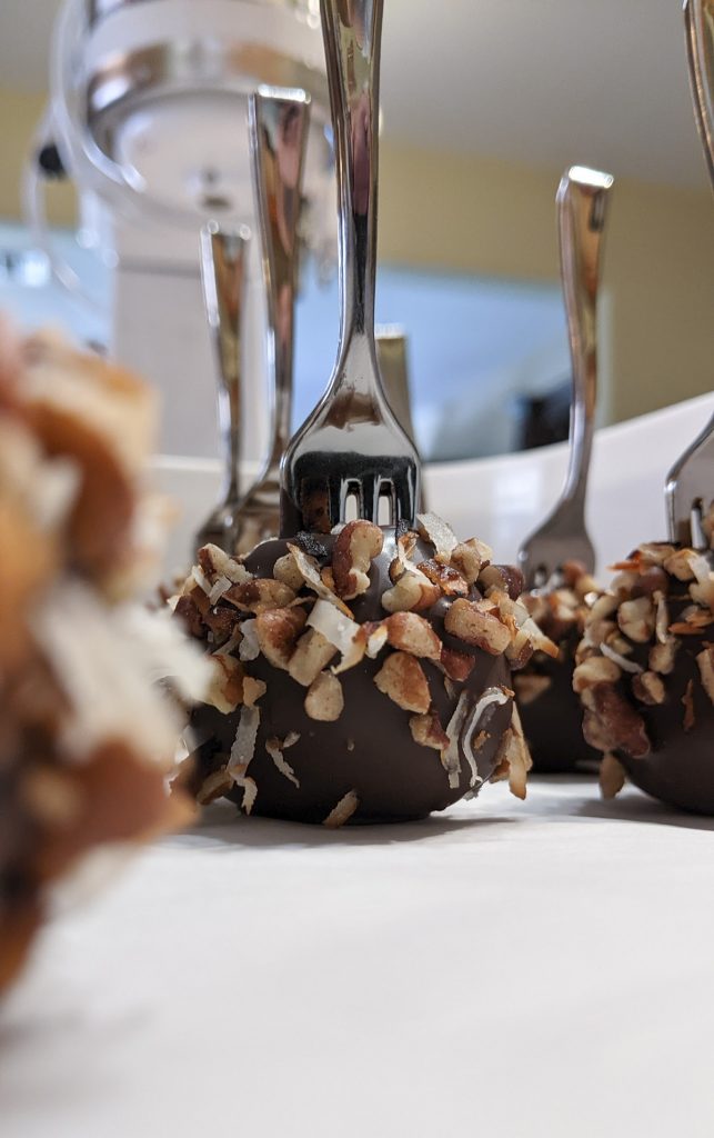 black forest German chocolate cake pops