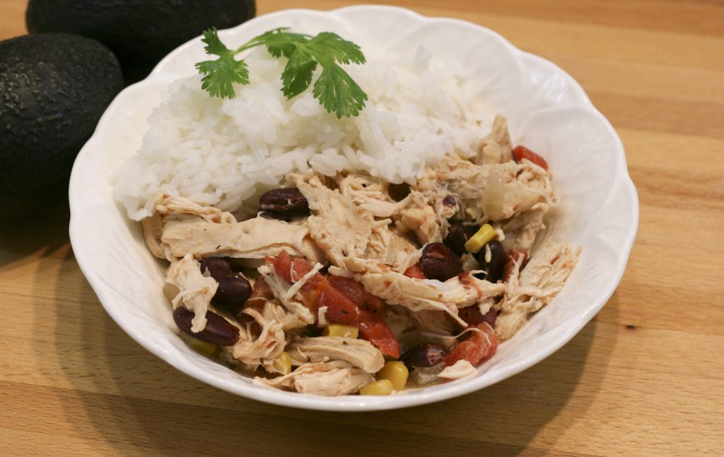 creamy slow cooker mexican chicken